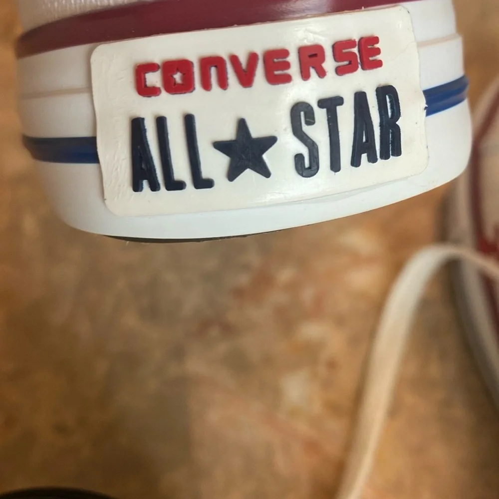 Converse Kids Red Stitch White Sneakers